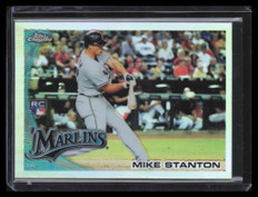 2010 Topps Update Chrome Rookie Refractor chr20 Mike Giancarlo Stanton Rookie