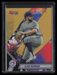 2019 Bowman's Best Top Prospects Gold Refractor tp3 Alek Manoah Rookie 41/50