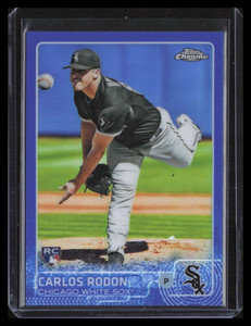 2015 Topps Chrome Blue Refractor 90 Carlos Rodon Rookie 42/150