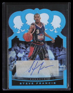 2020-21 Crown Royale Crown Autographs Platinum 31 Steve Francis Auto 1/1