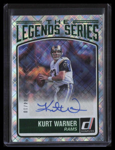 2016 Donruss The Legends Series Autographs 3 Kurt Warner Auto 4/10