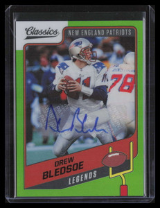 2021 Classics Significant Signatures Green 143 Drew Bledsoe Auto 4/4