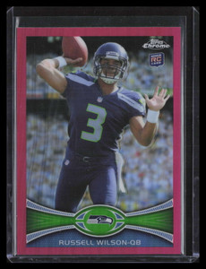 RUSSELL WILSON ROOKIE CARD Bowman Chrome Baseball RC Yankees Prospect  SEAHAWKS!