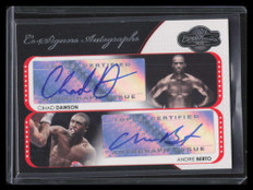 2008 Topps Co-Signers Dual Autographs DB Chad Dawson Andre Berto Dual Auto