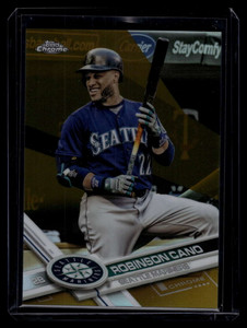 2017 Topps Chrome Gold Refractor 90 Robinson Cano 35/50