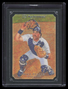 2007 UD Masterpieces Serious Black 40 Mike Piazza 72/99