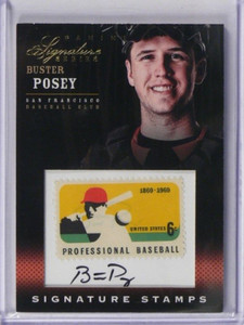 2012 Panini Signature Series Stamps Buster Posey auto autograph #D27/50 #4