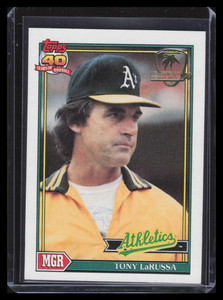 1991 Topps Desert Shield 171 Tony LaRussa MG Manager (b)