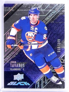 2015-16 UD Black John Tavares #D050/349 #19 *62896