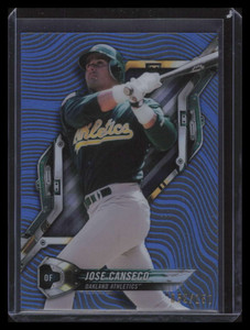 2018 Topps High Tek Blue HTJCA Jose Canseco 52/150