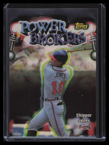 1999 Topps Power Brokers Refractor pb16 Chipper Jones ID: 122618