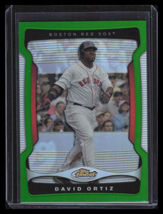 2009 Finest Green Refractor 34 David Ortiz 68/99