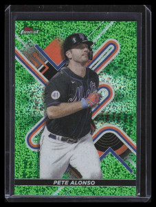 2022 Topps Black 436 Superstars in the Big Apple Lindor Pete Alonso 6/71 -  Sportsnut Cards