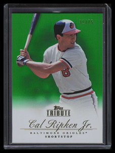 2012 Topps Tribute Green 66 Cal Ripken Jr. 31/75