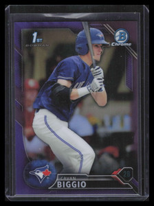 2016 Bowman Chrome Draft Purple Refractor bdc81 Cavan Biggio Rookie 94/250