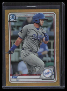 2020 Bowman Chrome Prospects Gold Refractor bcp143 Keibert Ruiz Rookie 23/50