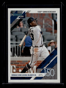 2019 Donruss 150th Anniversary Variations 87 Ronald Acuna Jr. 142/150