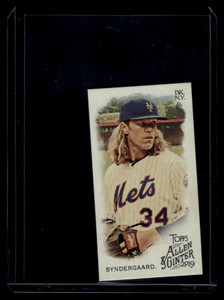 2019 Topps Allen &amp; Ginter Mini Brooklyn Back 44 Noah Syndergaard 23/25