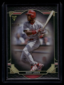 2022 Topps Triple Threads Onyx 83 Barry Larkin 3/50