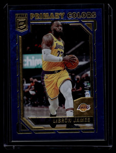 2021-22 Elite Primary Colors Blue 2 LeBron James 54/99