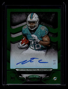 2016 Certified Potential Autographs Mirror Green Leonte Carroo Rookie Auto 3/5