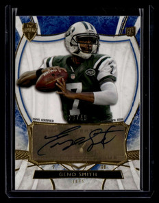 2013 Topps Supreme Rookie Autographs Blue SRAGS Geno Smith Rookie Auto 28/40