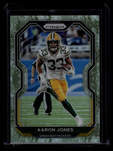 2020 Panini Prizm Prizms Camo Refractor 207 Aaron Jones 12/25