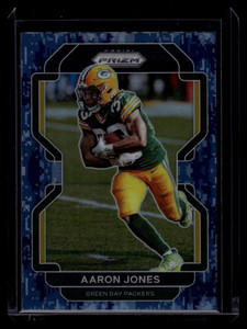 2021 Panini Prizm Prizms Navy Camo Refractor 139 Aaron Jones 2/25