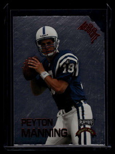 1998 Absolute Draft Picks Silver Die Cuts 1 Peyton Manning Rookie