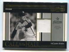 2004 Donruss Timelines Call to the Hall Material 16 Nolan Ryan Jersey