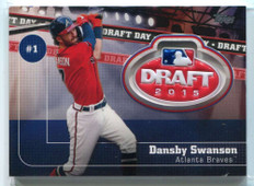 2020 Topps Draft Day Medallions Red DDMDS Dansby Swanson Patch 6/10