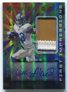 2020 Panini Illusions Gold 112 Cam Akers Rookie Patch Auto 16/25