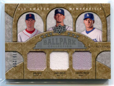 2009 UD Ballpark Shields Billingsley Lester Tulowitzki Fielder Six Jersey 79/200