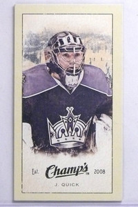 2009-10 Upper Deck Champ's Mini Red Back Jonathan Quick #363 *63163