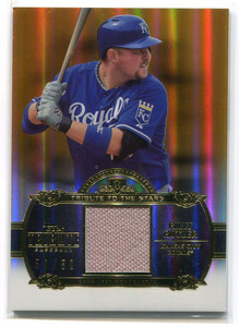 2013 Topps Tribute to the Stars Relics Orange BB Billy Butler Jersey 50/50