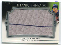 2011 Topps Marquee Titanic Threads ttjr98 Justin Morneau Jumbo Jersey 79/99