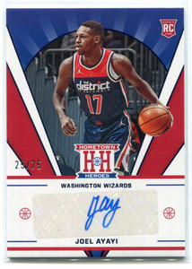 2021-22 Chronicles Hometown Heroes Autographs Red 3 Joel Ayayi Rookie Auto 25/75