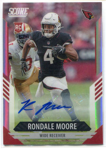 2021 Chronicles Score Update Signatures 408 Rondale Moore Rookie Auto 15/75