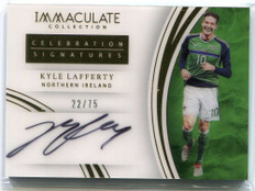 2017 Immaculate Collection Celebration Signatures 16 Kyle Lafferty Auto 22/75