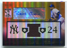 2010 Topps Tribute Autograph Relics Gold rc2 Robinson Cano Jersey Auto 23/25