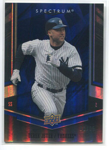 2008 Upper Deck Spectrum Blue 63 Derek Jeter 1/25