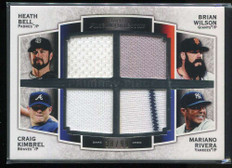2012 Topps Museum Primary Pieces Bell Kimbrel Wilson Rivera Quad Jersey 38/99