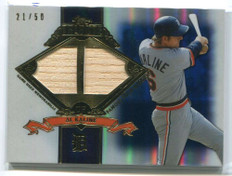 2013 Topps Tribute Famous Four Baggers Relics Blue AK Al Kaline Dual Bat 21/50