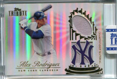 2012 Topps Tribute Championship Material Relics Alex Rodriguez Dual Jersey 26/99
