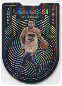 2020-21 Panini Obsidian Tunnel Vision 10 Ben Simmons 36/99