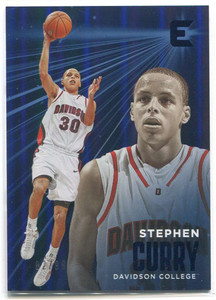 2022-23 Panini Chronicles Draft Picks Essentials Blue 21 Stephen Curry 82/99