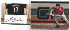 2003 Fleer Genuine Article Insider GALB Lance Berkman Jersey Auto 112/165