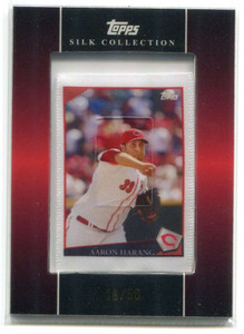 2009 Topps Silk Collection s86 Aaron Harang 18/50