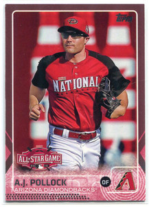 2015 Topps Update Pink us186 A. J. Pollock 32/50
