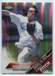 2016 Topps Chrome First Pitch fpc10 Johnny Knoxville